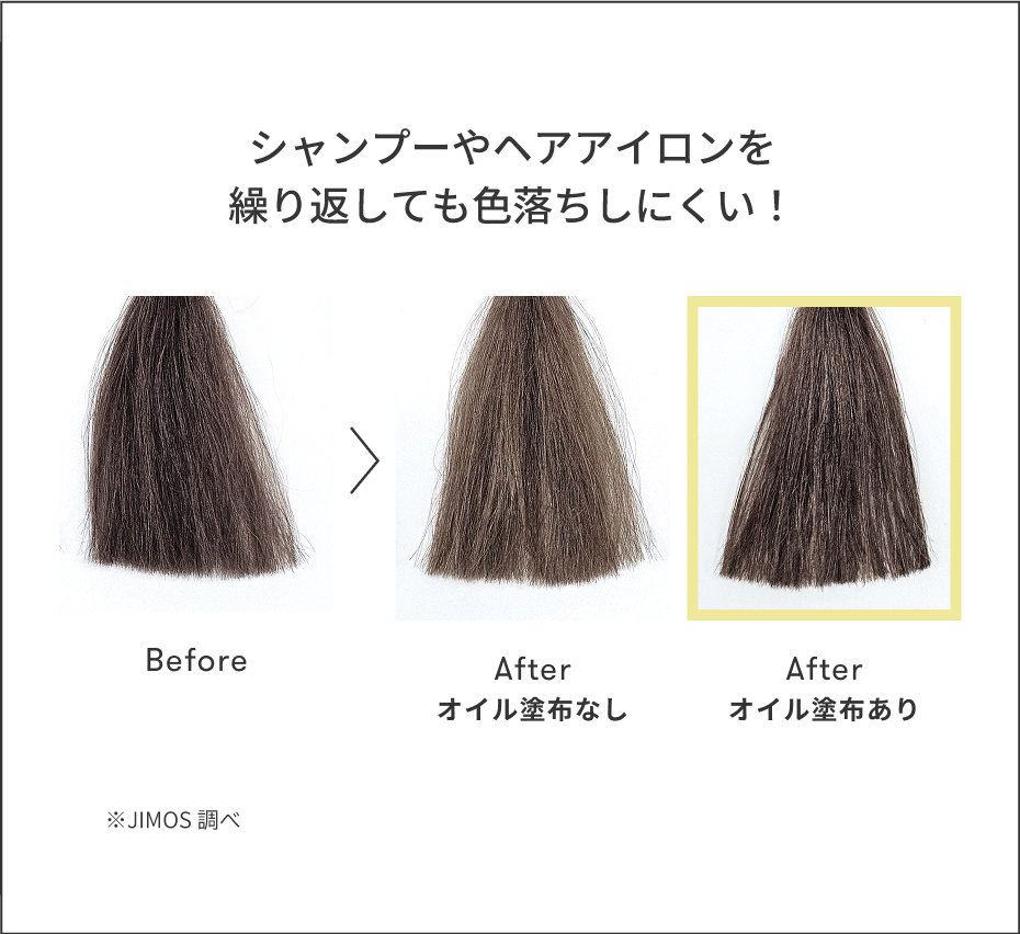 色落ちしにくい